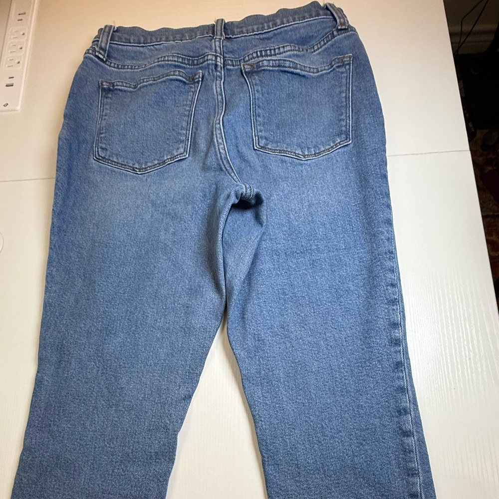 J. Crew Classic Blue Women's Jeans Hi waist size 28. Skinny raw hem. - Picture 4 of 8